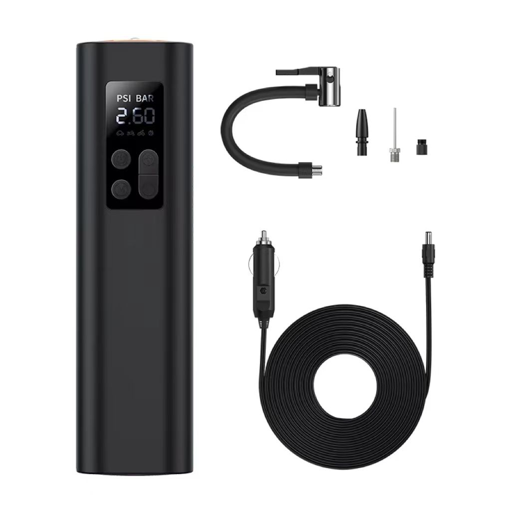 Air Compressor Mini - Mini Portable ABS Plastic Wireless Digital