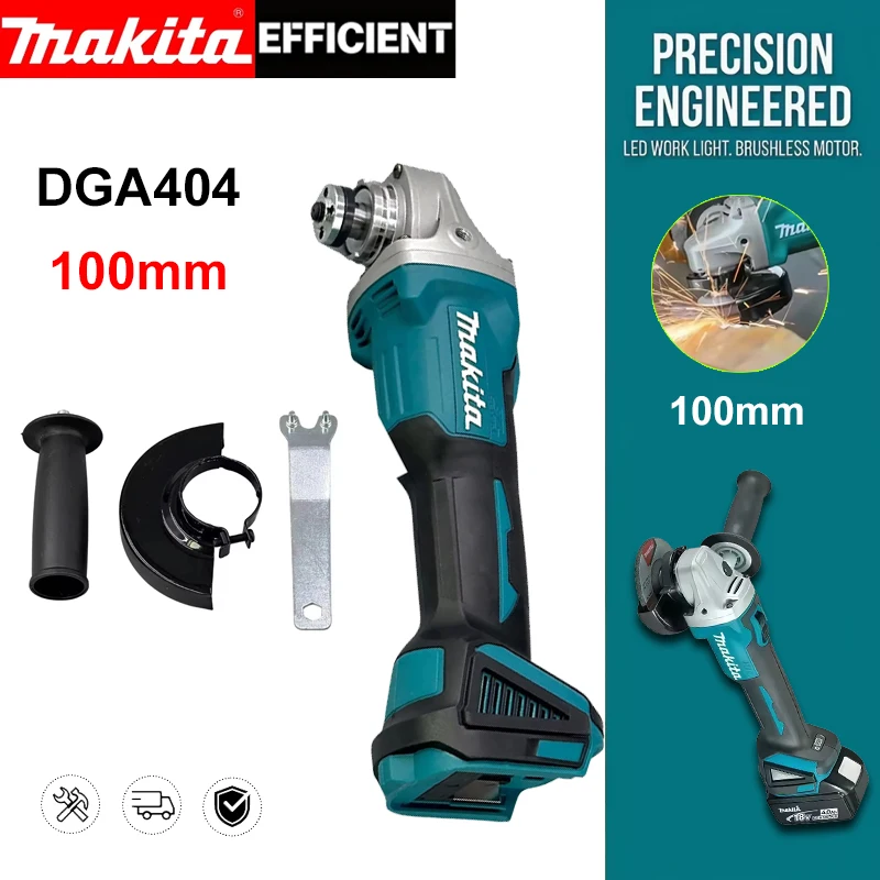 Power Tools Wood - Makita DGA404 18V Brushless Electric Angle
