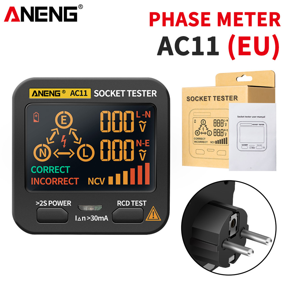 ANENG AC10/AC11 Socket Detecto - Power Tools Uk Review ulasan dan harga