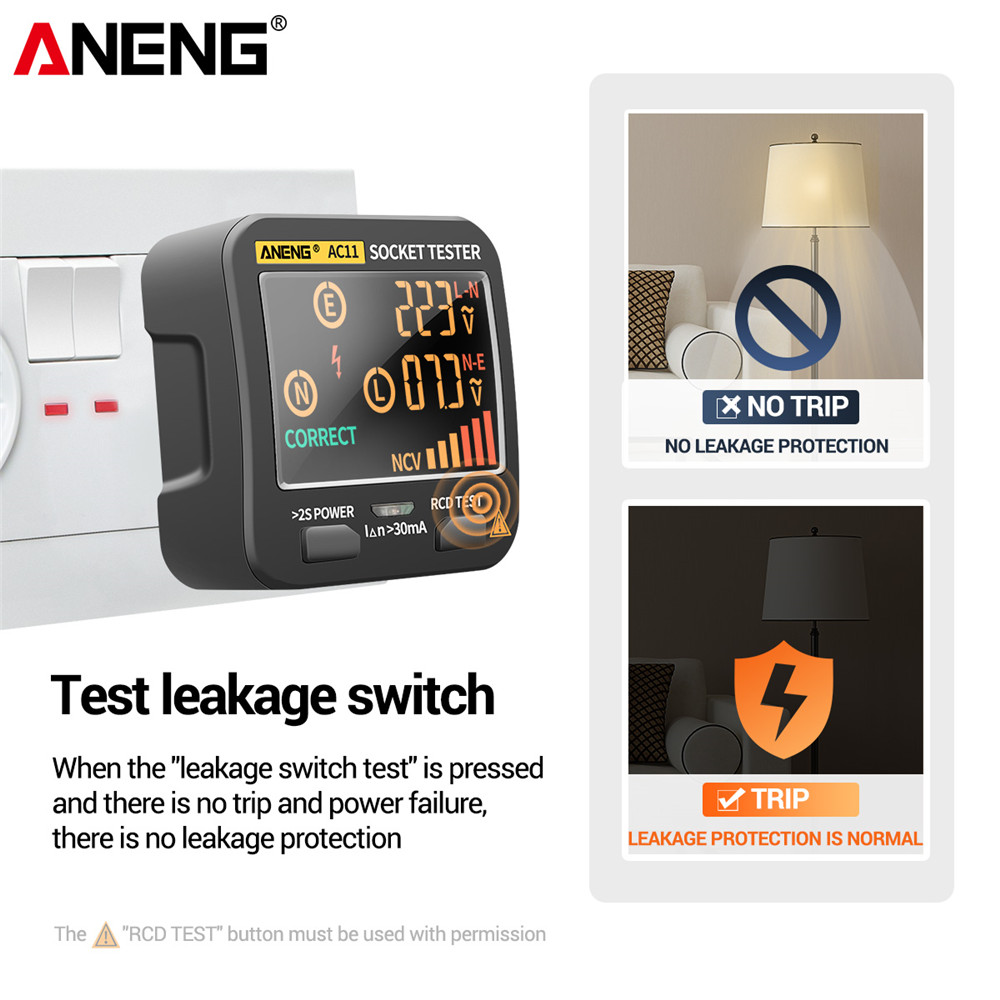 ANENG AC10/AC11 Socket Detecto - Power Tools Uk Review ulasan dan harga