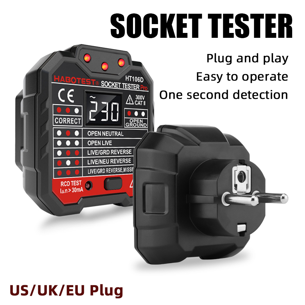 Outlet Tester Voltage Detector - Power Tools Uk Review ulasan dan harga