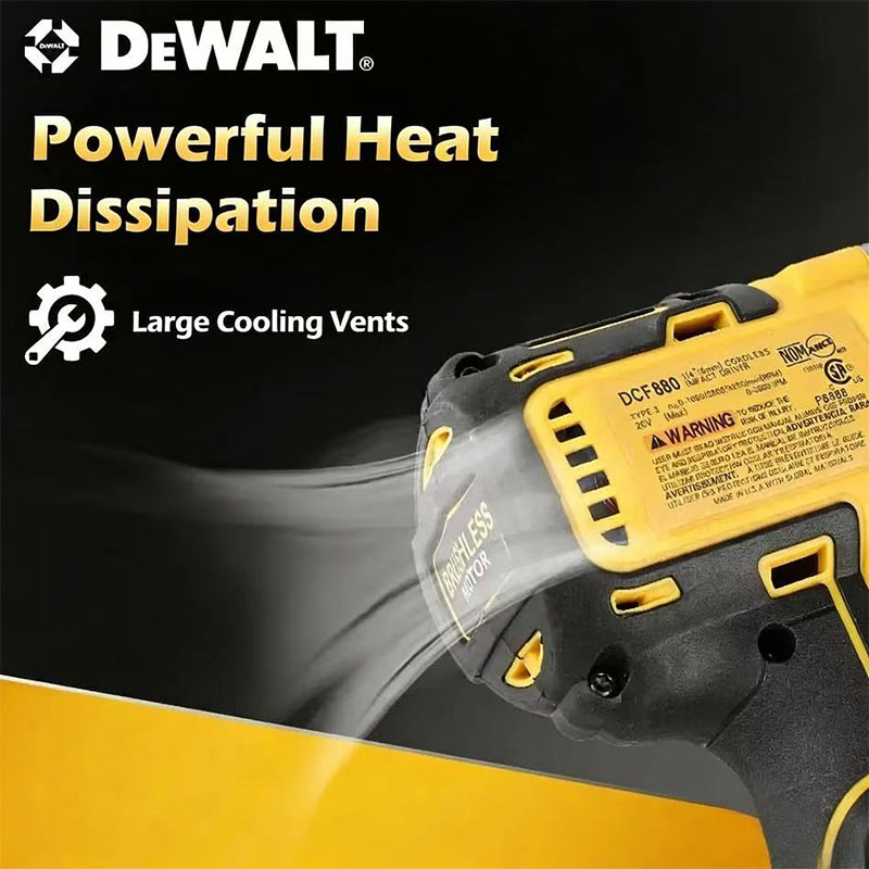DEWALT DCF880 20V Max XR Brush - Dewalt Power Tools Xr ulasan dan harga