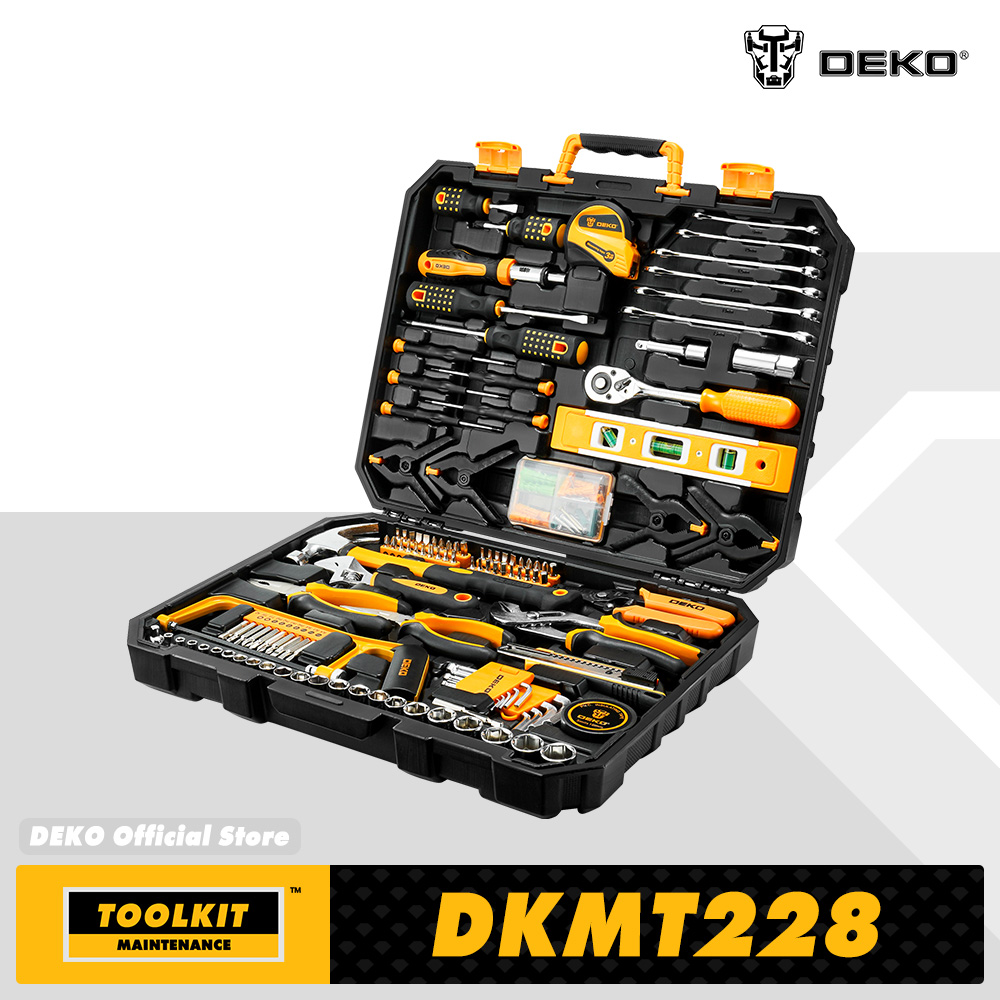 DEKO 228Pcs Socket Wrench Auto - Power Tools Catalogue ulasan dan harga