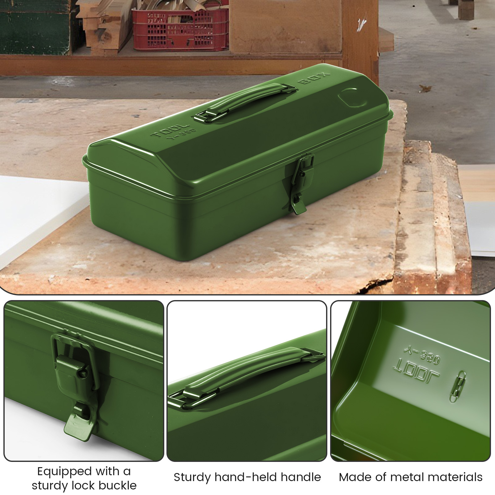 Hardware Metal Toolbox Portabl - Power Tools Catalogue ulasan dan harga