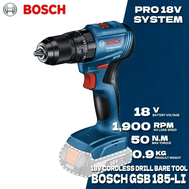 Bosch GSB 185-LI 18V Cordless  - Cordless Drill Driver ulasan dan harga