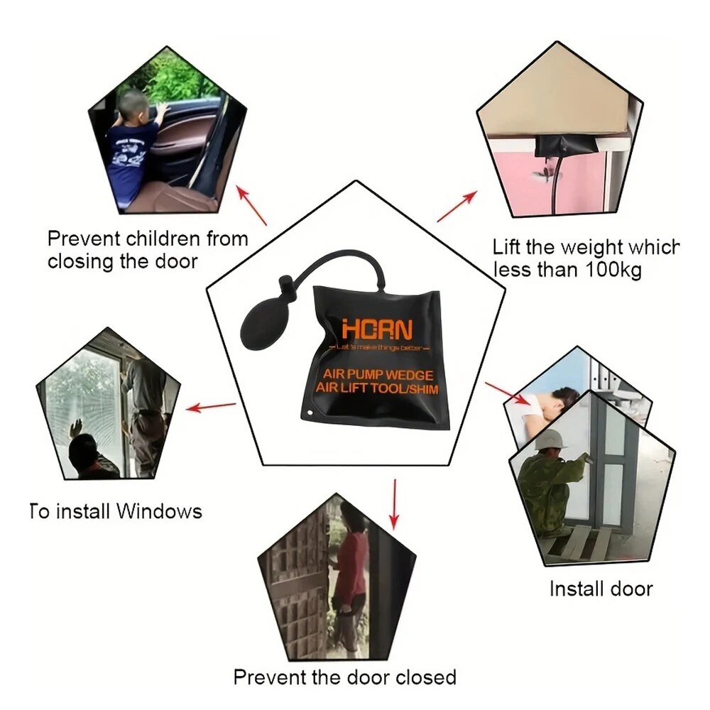 Air Pump Wedges Inflatable Air - Power Tools Windows ulasan dan harga