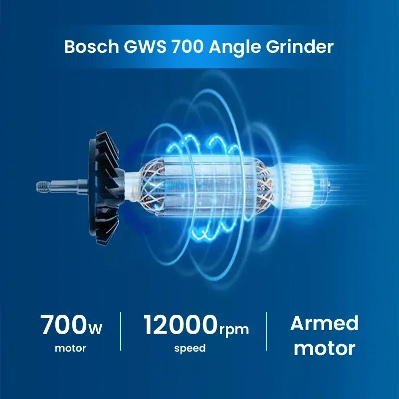 BOSCH GWS 700 Wired Angle Grin - Power Tools Wood ulasan dan harga