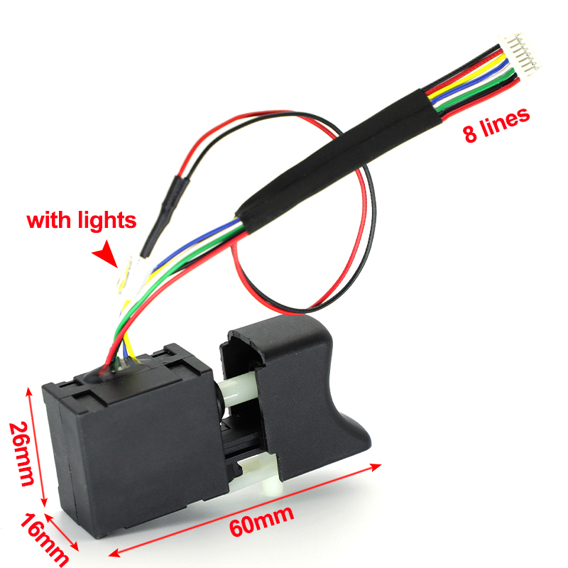 1Pcs Electric Drill Switch Adj - Einhell Power X Tools ulasan dan harga