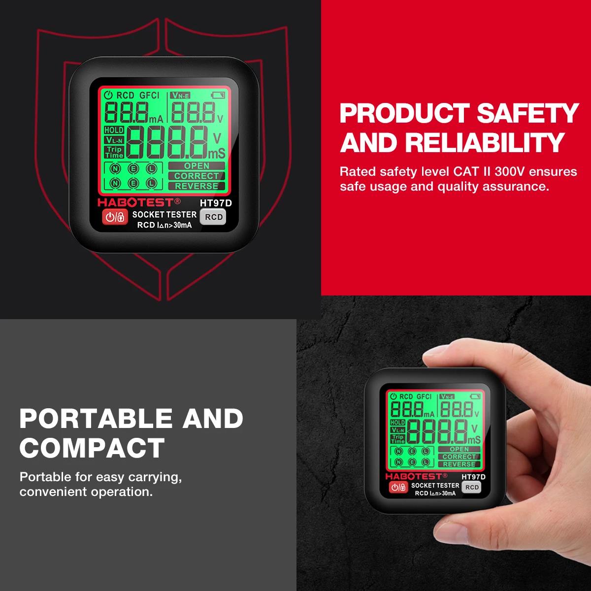 HABOTEST HT97 Digital Socket T - Power Tools Uk Review ulasan dan harga