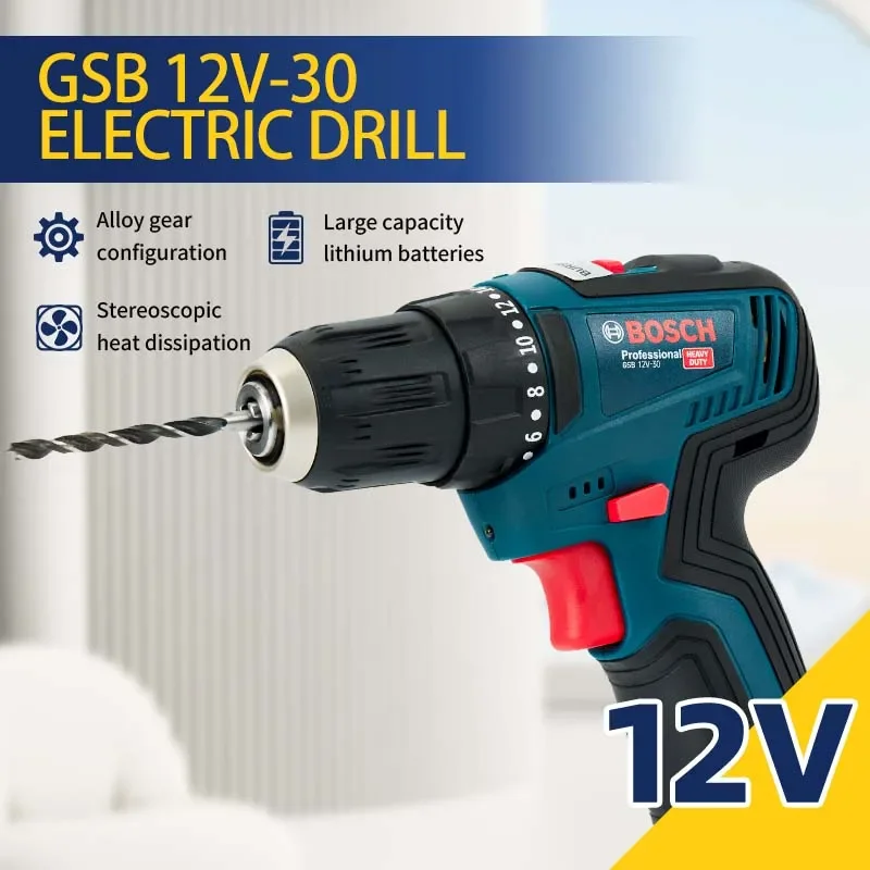 Bosch-GSB 12V-30 Professional  - Cordless Drill Driver ulasan dan harga