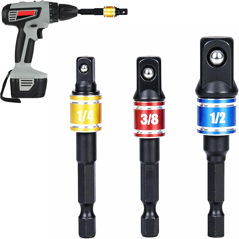 Impact Socket Adapter Set 3Pcs - Cordless Drill Driver ulasan dan harga