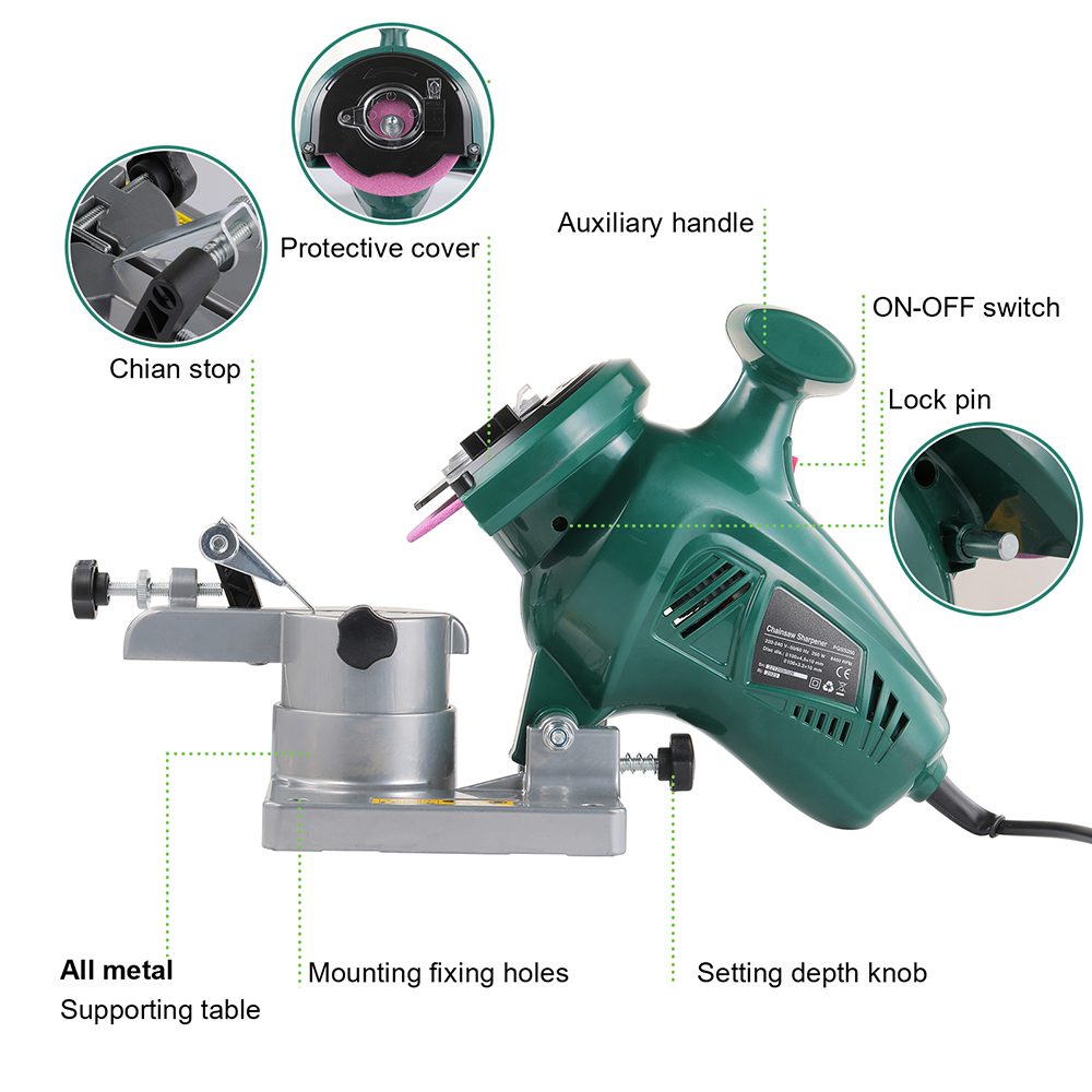 POSENPRO 250W ChainSaw Sharpen - Einhell Power X Tools ulasan dan harga