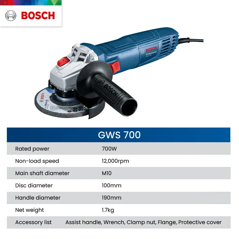 Bosch GWS700 Electric Angle Gr - Power Tools Hand Held ulasan dan harga