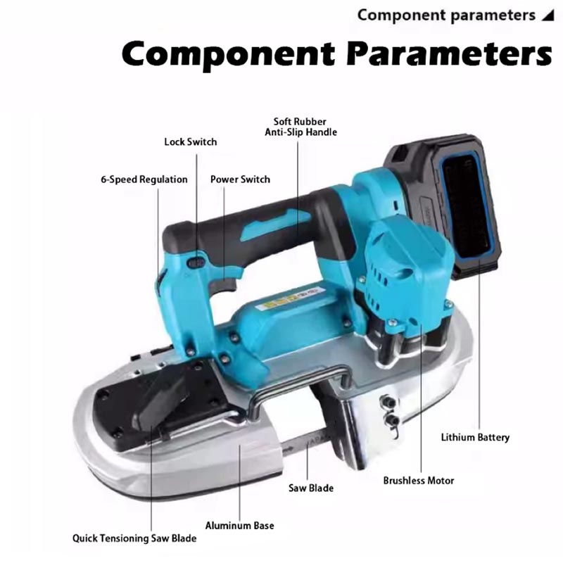 490W Portable Brushless Band S - Power Tools Hand Held ulasan dan harga