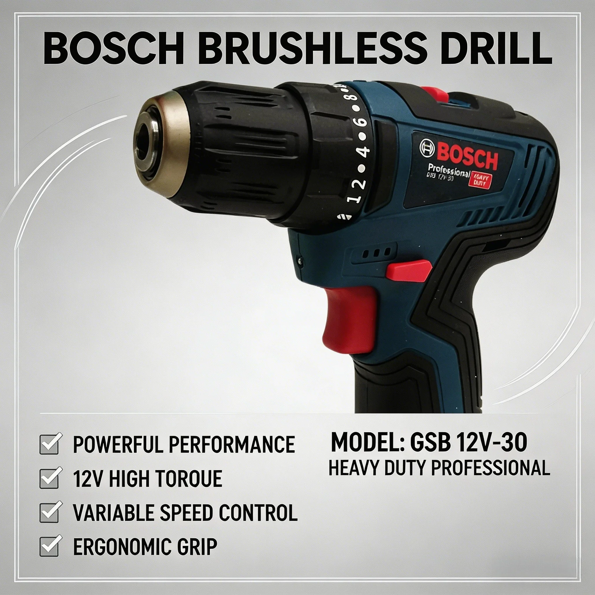 Bosch-GSB 12V-30 Professional  - Cordless Drill Driver ulasan dan harga