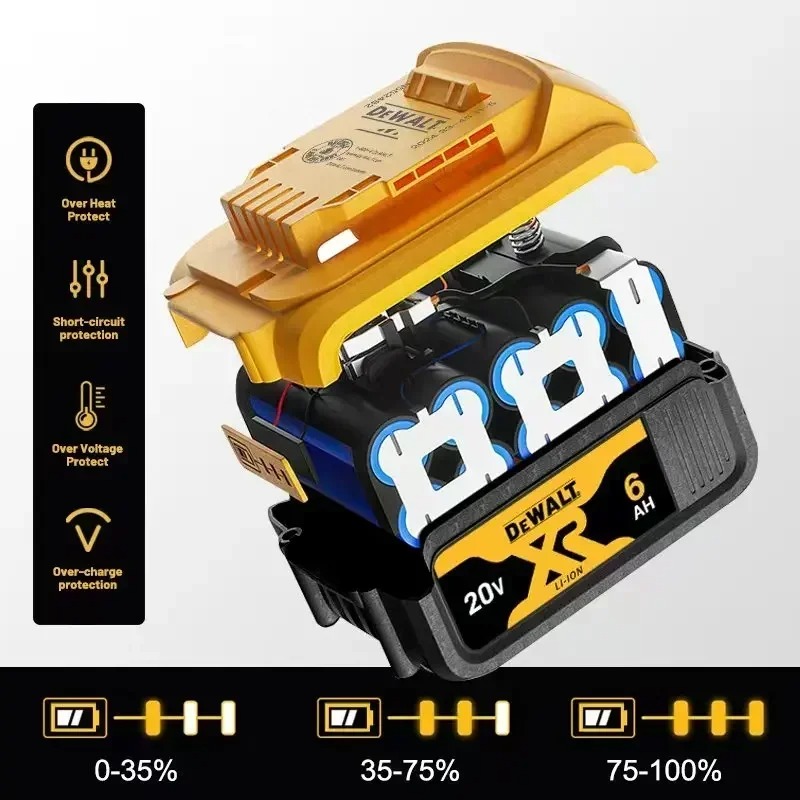 XR DeWalt 20V MAX Battery 6.0A - Dewalt Power Tools Xr ulasan dan harga