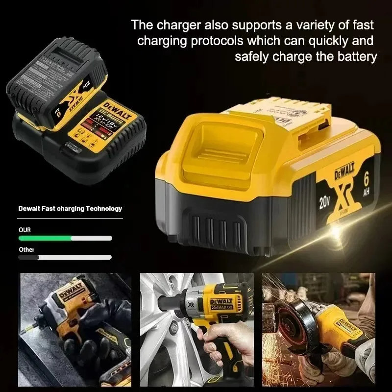 XR DeWalt 20V MAX Battery 6.0A - Dewalt Power Tools Xr ulasan dan harga