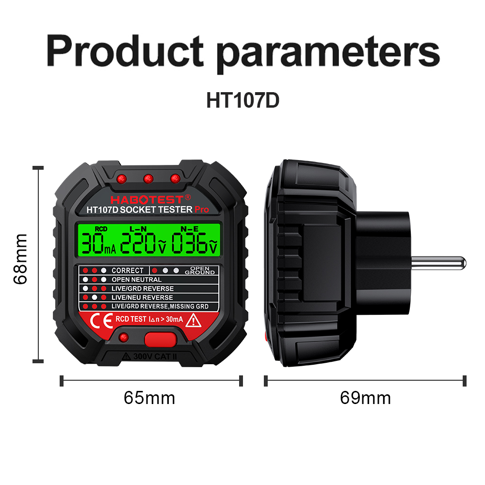 HT106/HT107 Socket Testers Vol - Power Tools Uk Review ulasan dan harga
