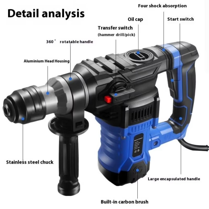1800w Power Tools Electric Ham - Power Tools Wood ulasan dan harga