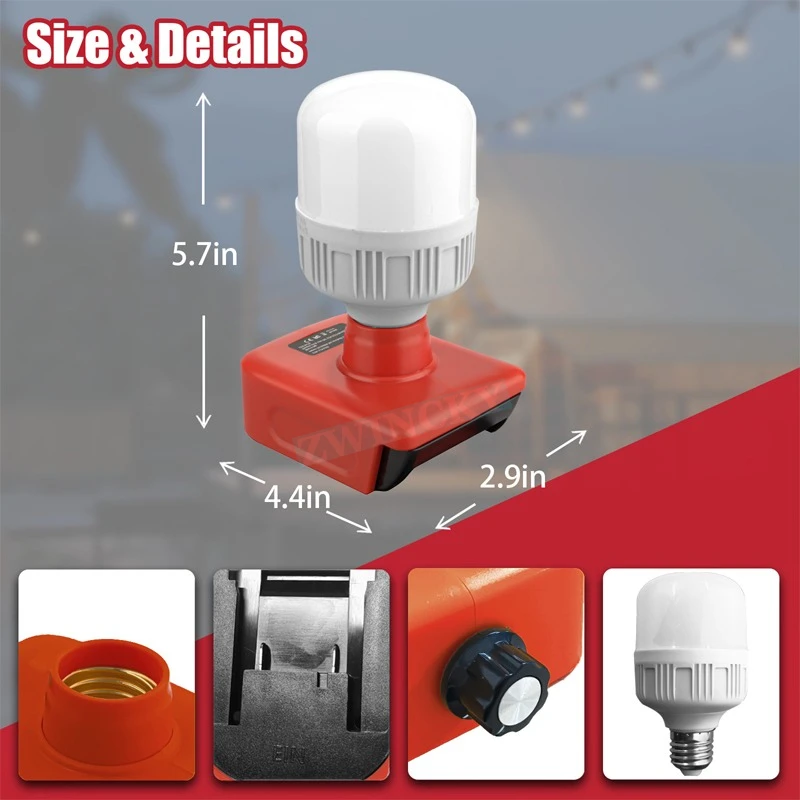 Portable Tool Light Suitable f - Einhell Power X Tools ulasan dan harga
