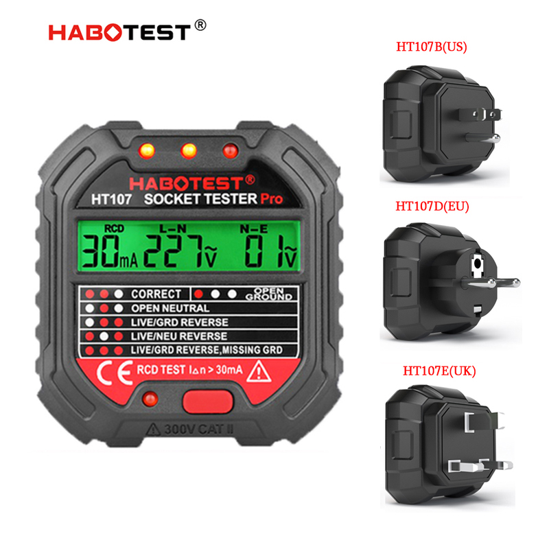 HT107 Digital Socket Tester Pr - Power Tools Uk Review ulasan dan harga