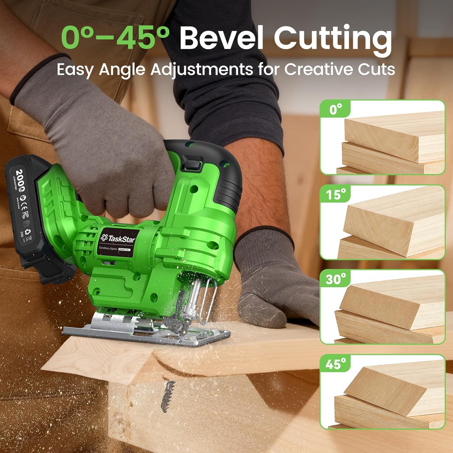 Taskstar Jig Saw Tool & Angle  - Jigsaw Orbital Blade ulasan dan harga